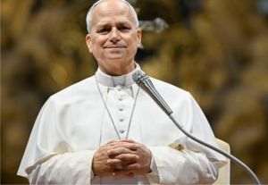 Pope Leo XIV at the general audience on Wednesday, August 26, 2026, in St. Peter's Basilica (@Vatican Media)